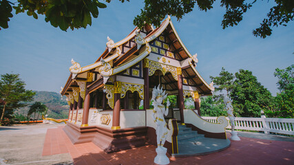 Fototapeta premium Beautiful temple in thailand.