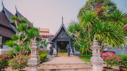 Fototapeta premium Beautiful temple in thailand.