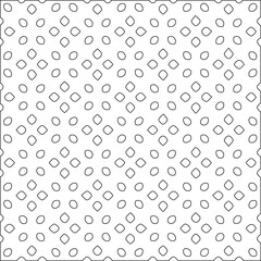 Geometric vector pattern with triangular elements. Seamless abstract ornament for wallpapers and backgrounds. Black and white colors. 