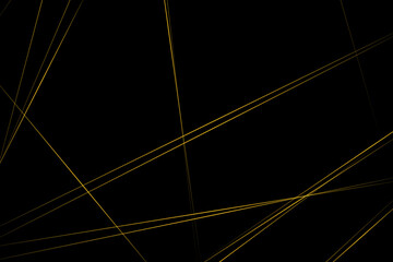 Abstract black with gold lines, triangles background modern design. Vector illustration EPS 10.