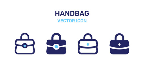 Women handbag vector icon