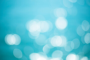 blue bokeh background