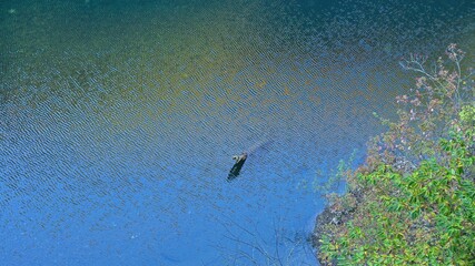 遊歩道から見た抱返り渓谷の情景＠秋田