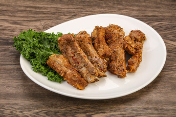 Stewed pork ribs with spices