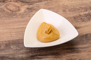 Peanut butter in the bowl