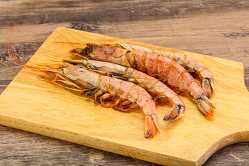 Tasty big Langoustine over the board