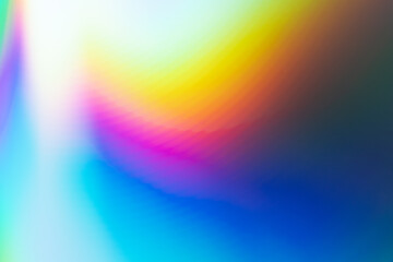 Abstract color spectrum background with line texture. Colorful light effect on glass with the...