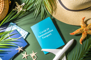 Travel during covid-19 pandemic concept