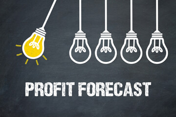 Fototapeta premium Profit Forecast