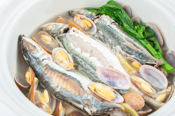 One Pot Barang Fish Seafood Pot