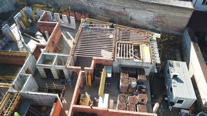 Building under construction in Belgrade