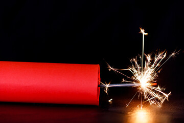 ignite the dynamite for explosions