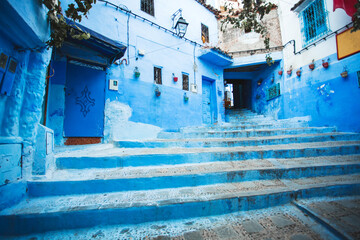 Fototapeta na wymiar Chefchaouen blue city of Morocco