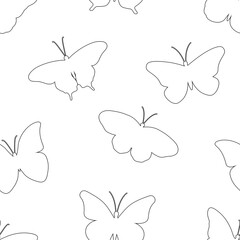 Seamless pattern graphics black white coloring vector illustration	
