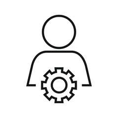 User management icon design. vector illustration