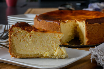 Rustic cheesecake from germany