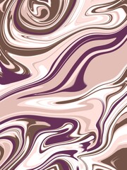 illustration of an abstract background in fluid art style in the form of liquid acrylic in beautiful colors