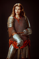beautiful female knight