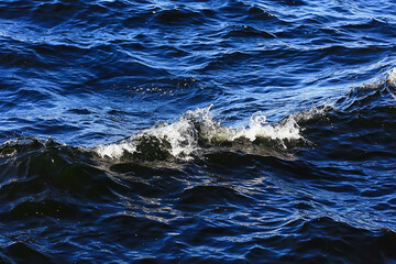 abstract background, texture sea blue water, waves and ripples on the ocean, sea pattern wallpaper