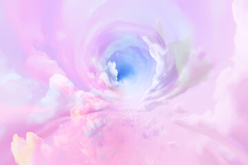 clouds watercolor tint, pink clouds gradient background sky, atmosphere air freedom