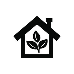 Green house icon