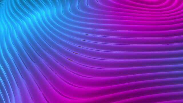 Abstract colored animated waves. Background abstract