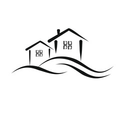 vineyard vector illustration rural landscape