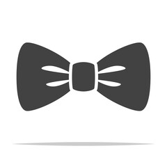 Bow tie icon vector isolated