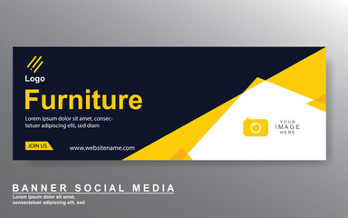 Vector abstract design web banner template. Web Design Elements - Header Design. Abstract geometric web banner template on grey background.Modern banner.