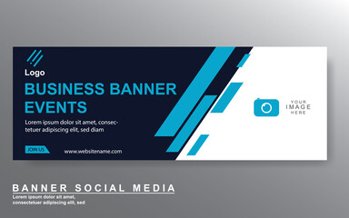 Vector abstract design web banner template. Web Design Elements - Header Design. Abstract geometric web banner template on grey background.Modern banner.