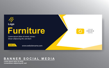 Vector abstract design web banner template. Web Design Elements - Header Design. Abstract geometric web banner template on grey background.Modern banner.