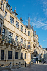 Fototapeta na wymiar Grand ducal palace in Luxembourg