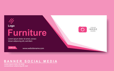 Vector abstract design web banner template. Web Design Elements - Header Design. Abstract geometric web banner template on grey background.Modern banner.