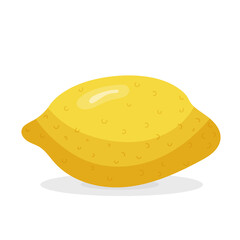 Lemon isolated. Vector illustration.