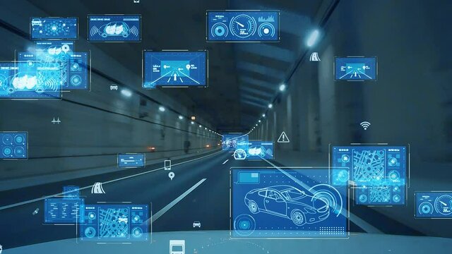 交通とテクノロジー　ヘッドアップディスプレイ