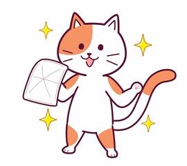 猫ちゃんのイラスト