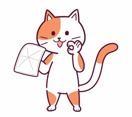 猫ちゃんのイラスト