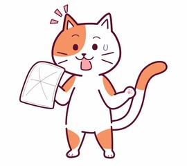 猫ちゃんのイラスト