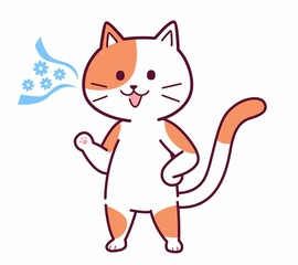 猫ちゃんのイラスト