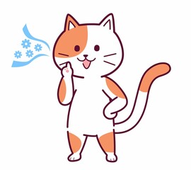 猫ちゃんのイラスト