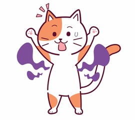 猫ちゃんのイラスト