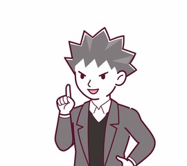 悪い雰囲気の詐欺師