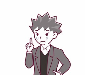 悪い雰囲気の詐欺師