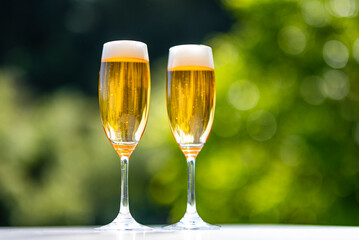 ビール　夏イメージ