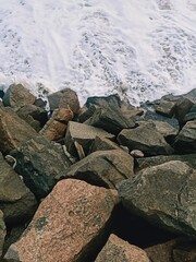 rocks in the sea