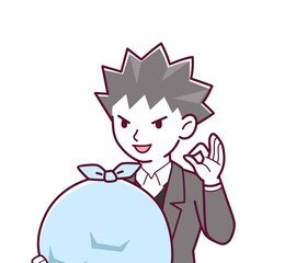 悪い雰囲気の詐欺師