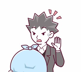 悪い雰囲気の詐欺師