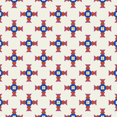 Seamless vector pattern in geometric ornamental style. ornament for wrapping, background or book