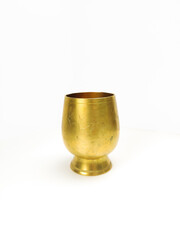 antique brass cup