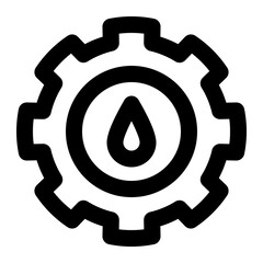 Industry icon with line style